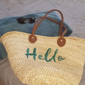 Woven Beach Bag